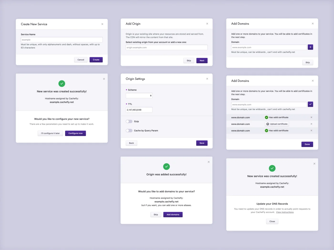 Cachefly CDN - User Portal