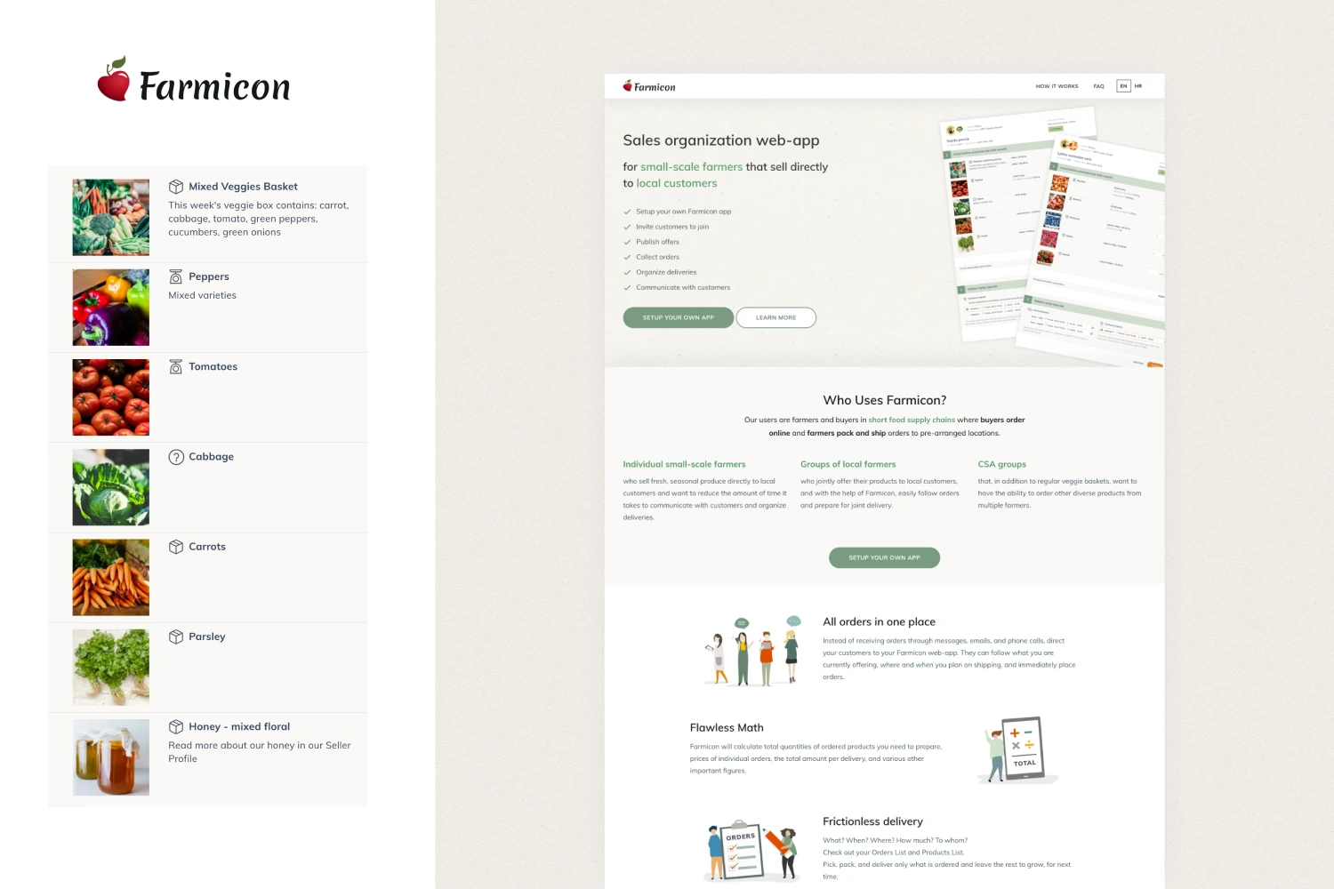 Farmicon - Local Food Software